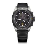 Victorinox I.N.O.X. Chrono Negro con Correa de Caucho Negra