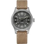 Hamilton Khaki Field Titanium Auto en Titanio con Cuero 42mm