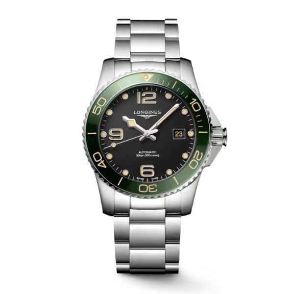 Cartier Tank MC W5330007432 × 792 (37) Longines HydroConquest en Acero con Esfera Negra y Bisel Verde 41mm - Imagen 1