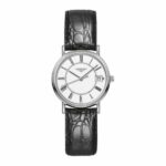 Longines Présence en Acero con Cuero Negro 30mm