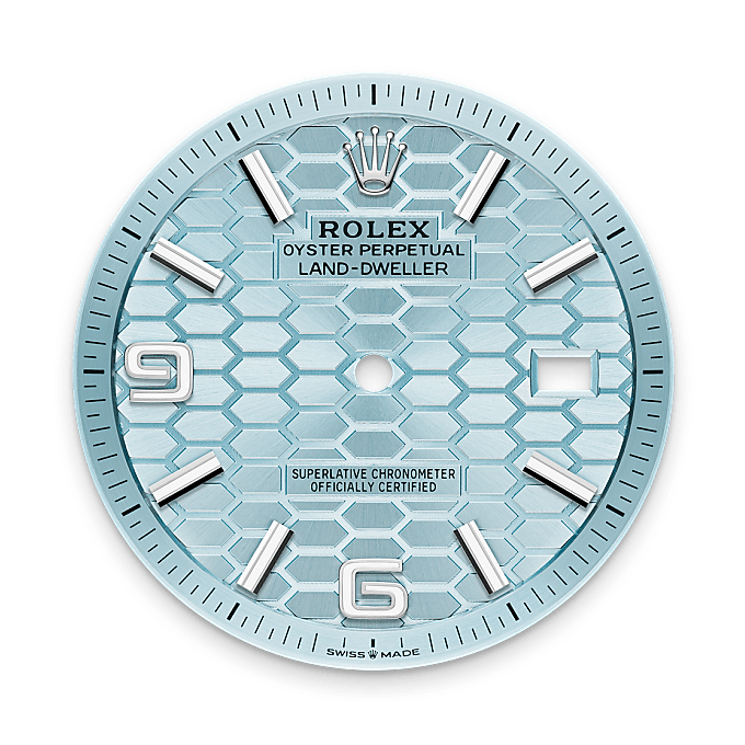 Rolex 
Land-Dweller 40
Oyster, 40 mm, platino
M127336-0001