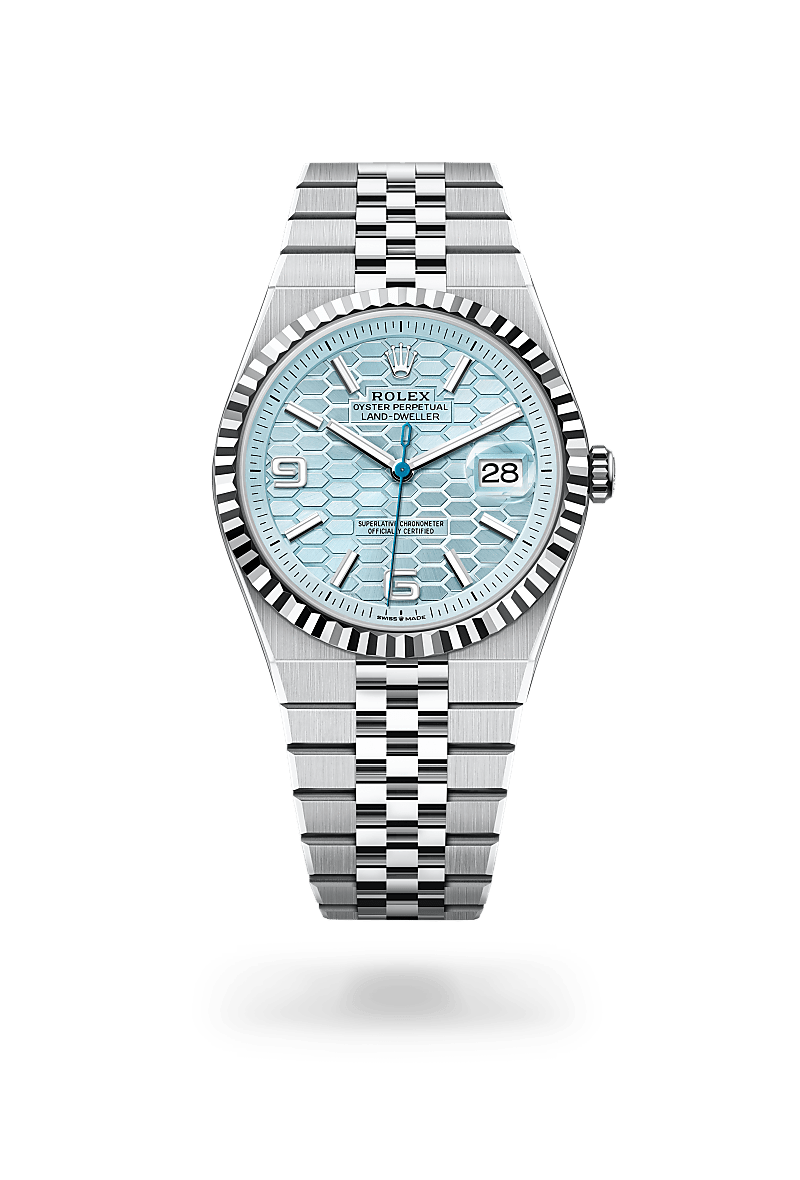 Rolex 
Land-Dweller 40
Oyster, 40 mm, platino
M127336-0001