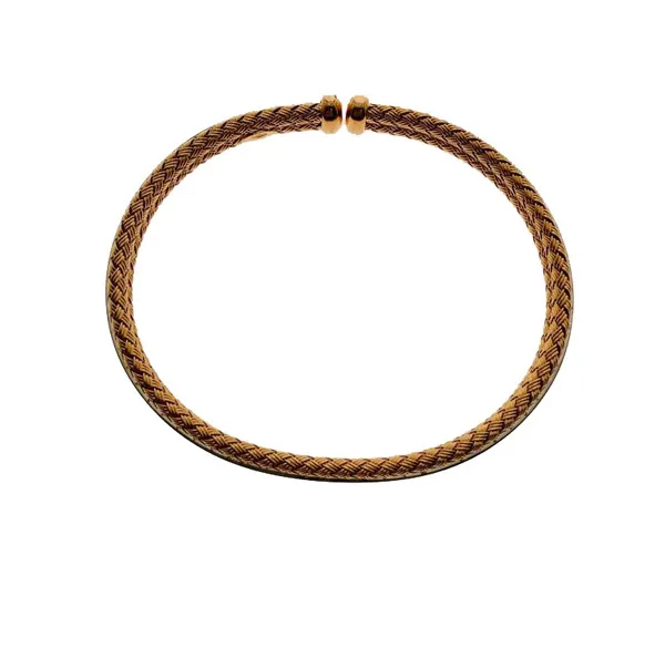 Pulsera de Oro Rosado 18 kts