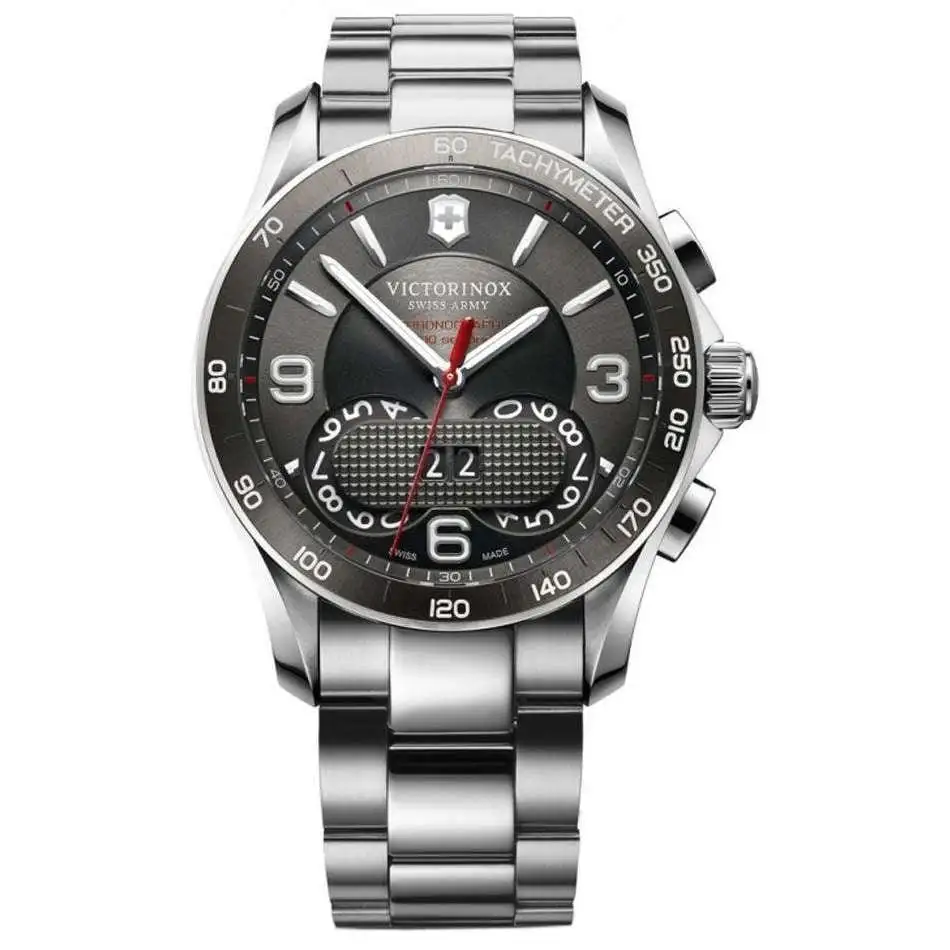 Victorinox Chrono Classic Acero Black 41mm - Imagen 1