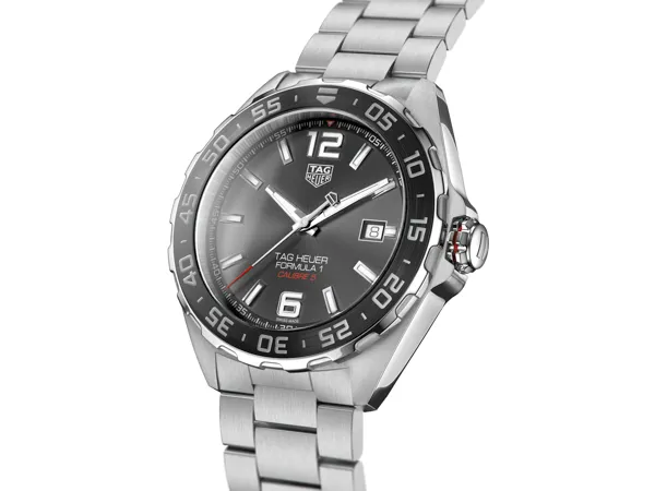 TAG Heuer Formula 1 Calibre 5 Automatic Mens Grey Steel Chronograph - Imagen 2