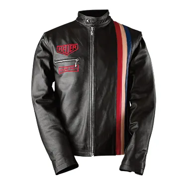 Campera Tag Heuer Cuero Black