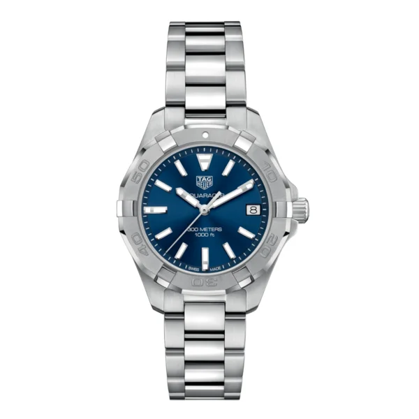 TAG Heuer Aquaracer Quartz Ladies Blue Steel Watch 32mm