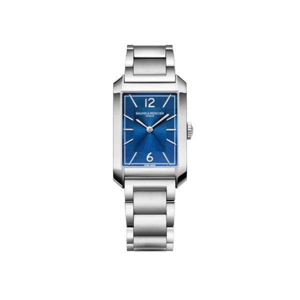 Diseño sin título - 2024-09-04T121928.521 Baume & Mercier Hampton Stainless steel Esfera azul - Imagen 1
