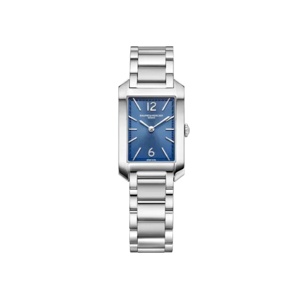 Baume & Mercier Hampton de cuarzo, esfera azul