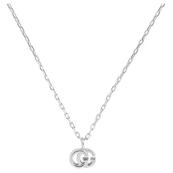 Gargantilla Gucci GG Running en Oro Blanco