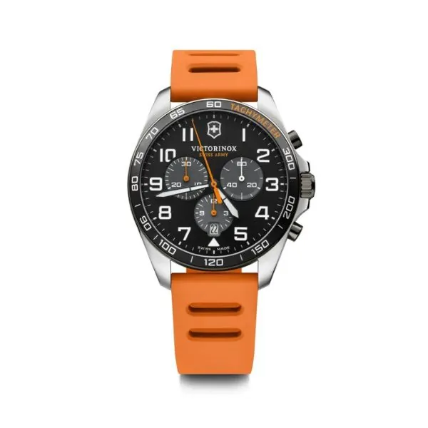 Victorinox Swiss Army FieldForce Sport Chrono 42mm Correa Naranja - Imagen 1